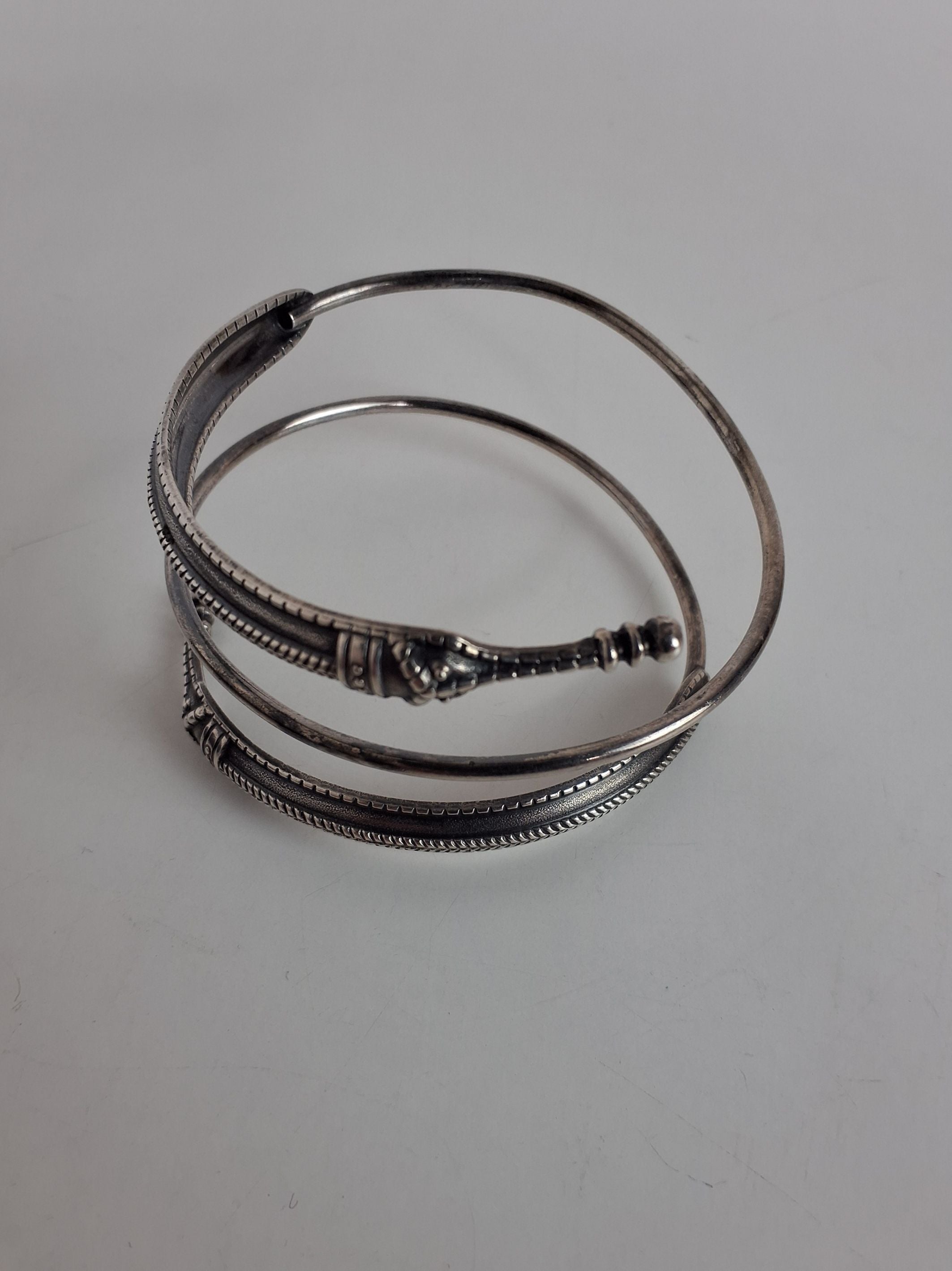 Sølv armbånd Drage